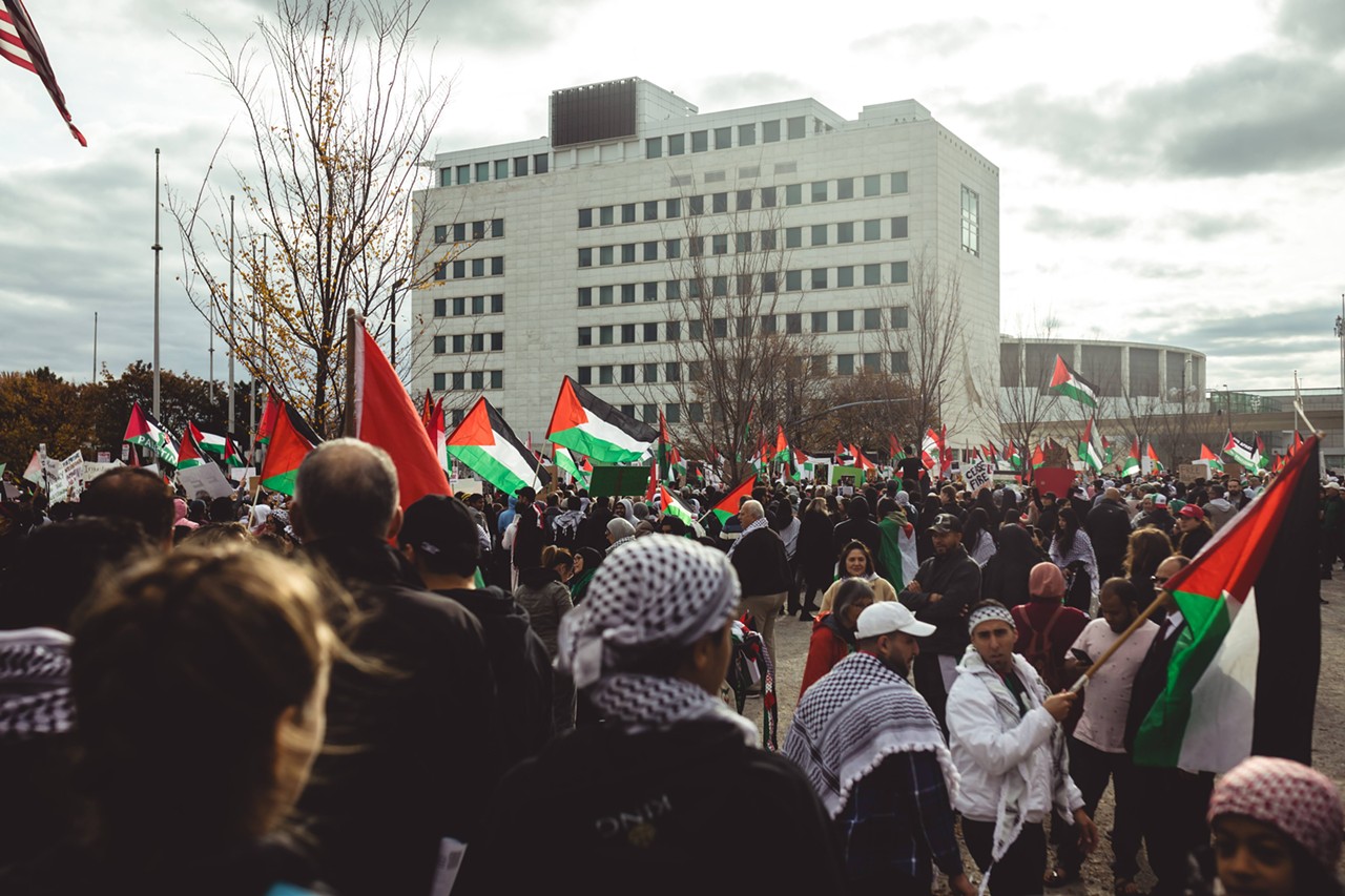 Thousands march in Detroit demanding ceasefire in Gaza [PHOTOS]