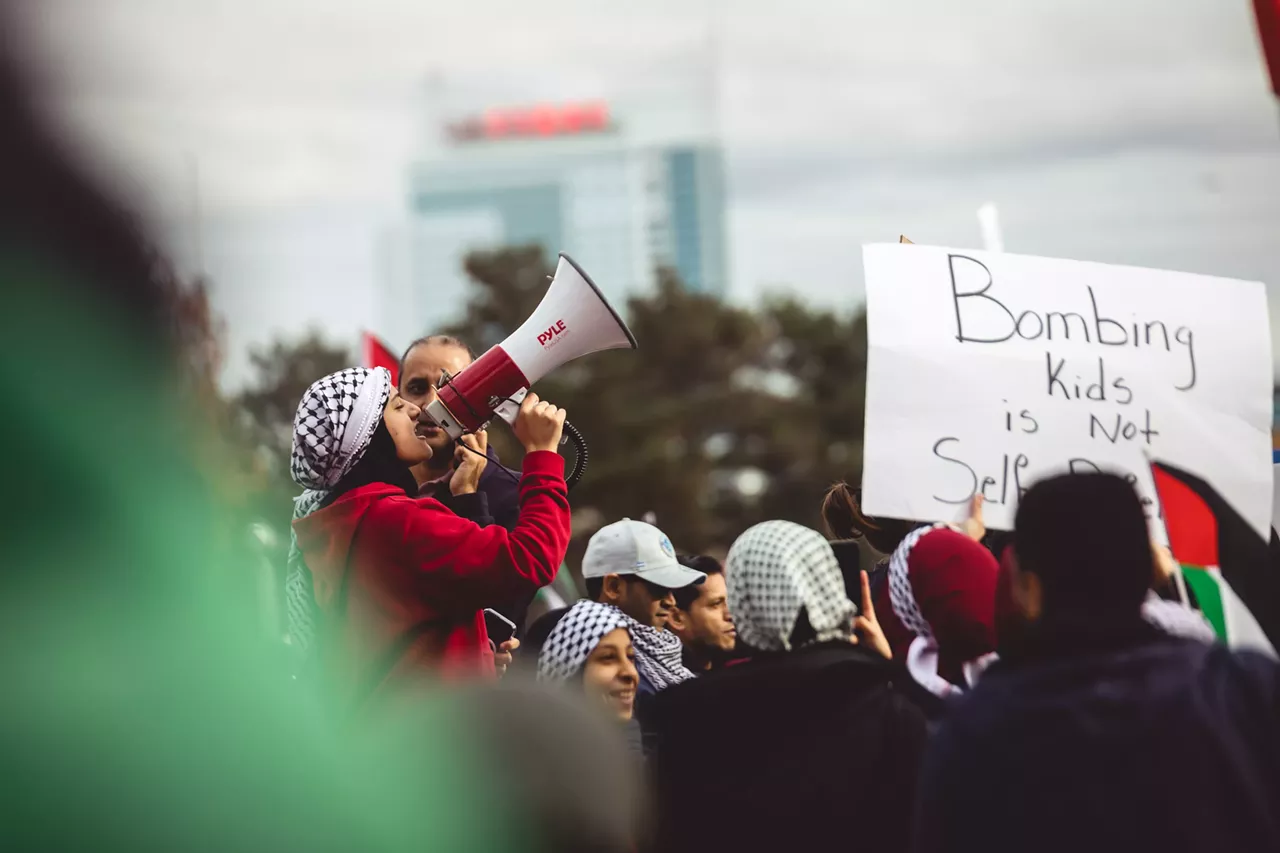 Image: Thousands march in Detroit demanding ceasefire in Gaza [PHOTOS]