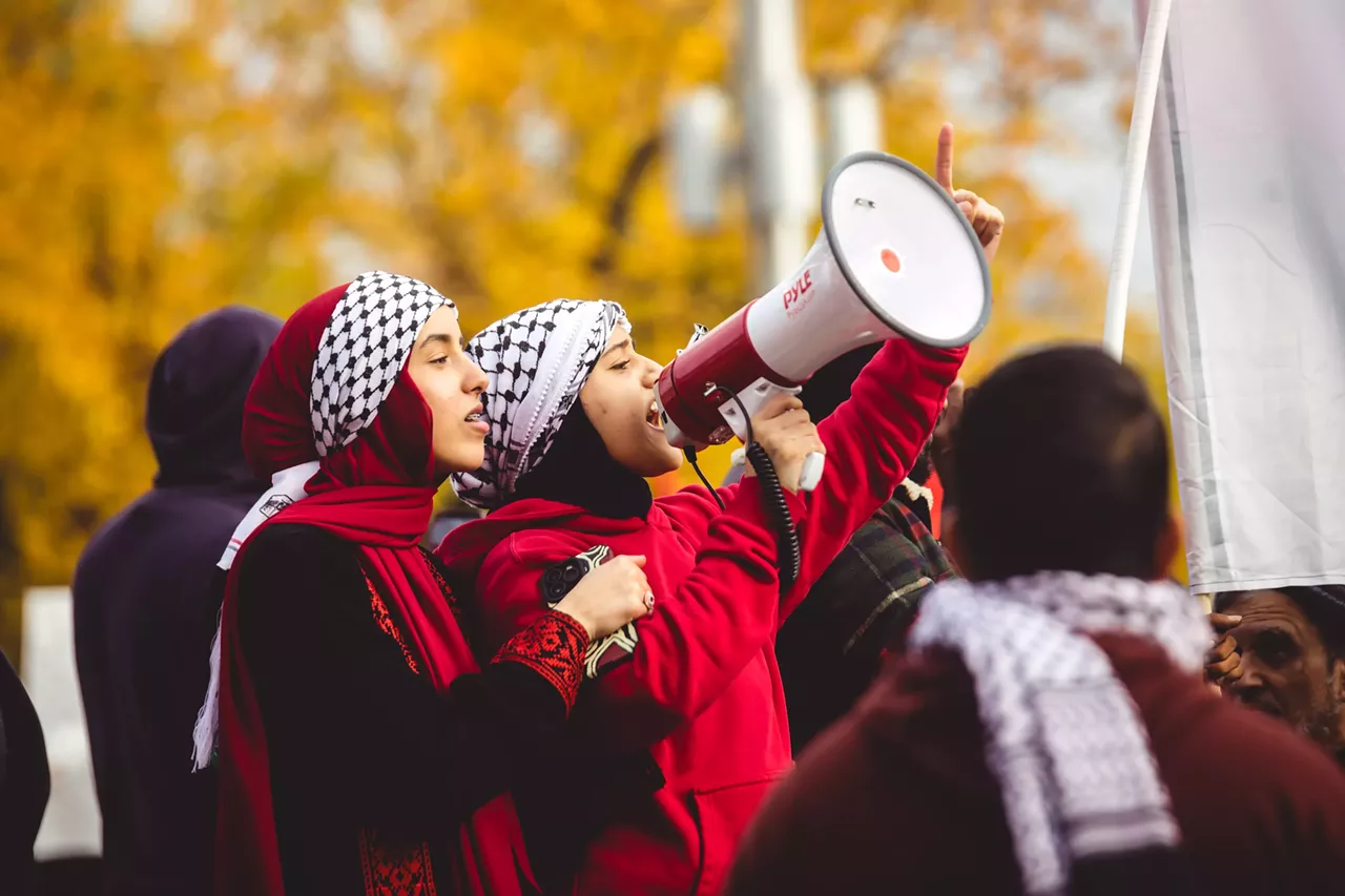 Image: Thousands march in Detroit demanding ceasefire in Gaza [PHOTOS]