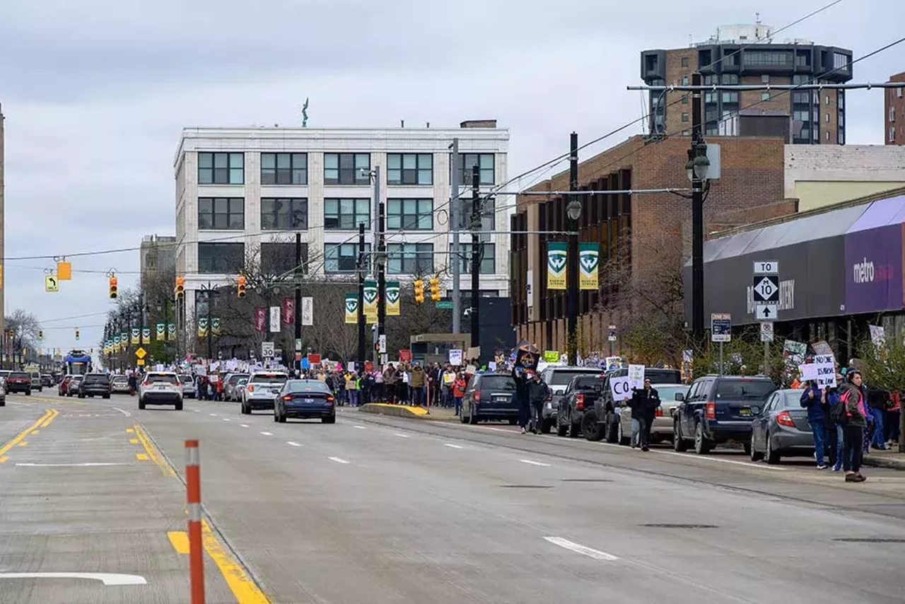 Image: Thousands protest Trump in Detroit as part of nationwide ‘Hands Off!’ rallies [PHOTOS]