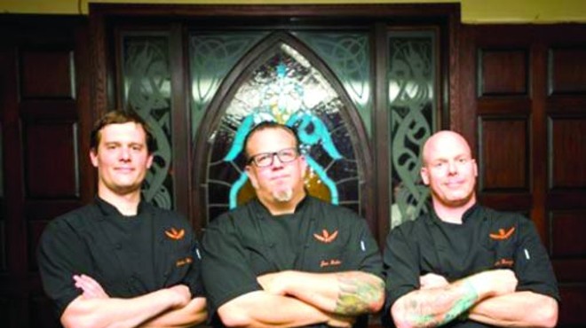 Detroit’s Three Chefs, from left: Jacob Williams, Joe Nader and Scott Breazeale.