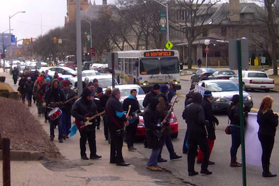 Tilted Axes in Detroit two years ago. - Photo courtesy Allen Salyer