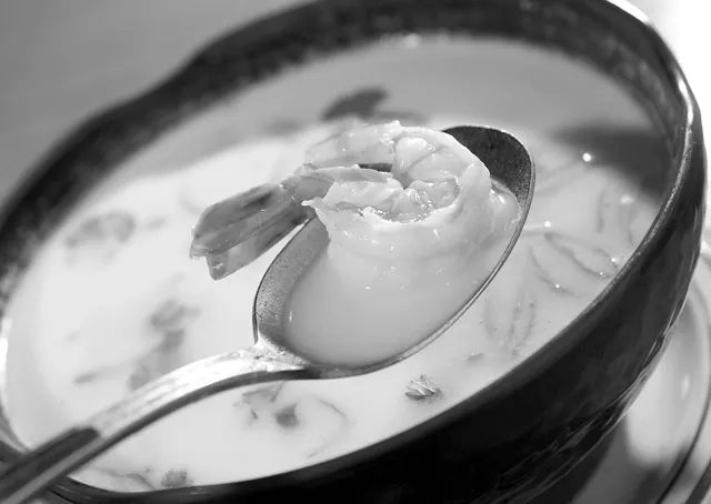 Tom kha soup from T.N.Thai Bistro in Grosse Pointe.