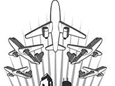 Image: Trains, planes and (fewer) automobiles