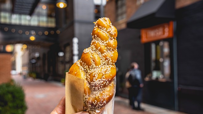 Twist is now serving gourmet soft pretzels out of a walk-up window behind Detroit's Shinola Hotel
