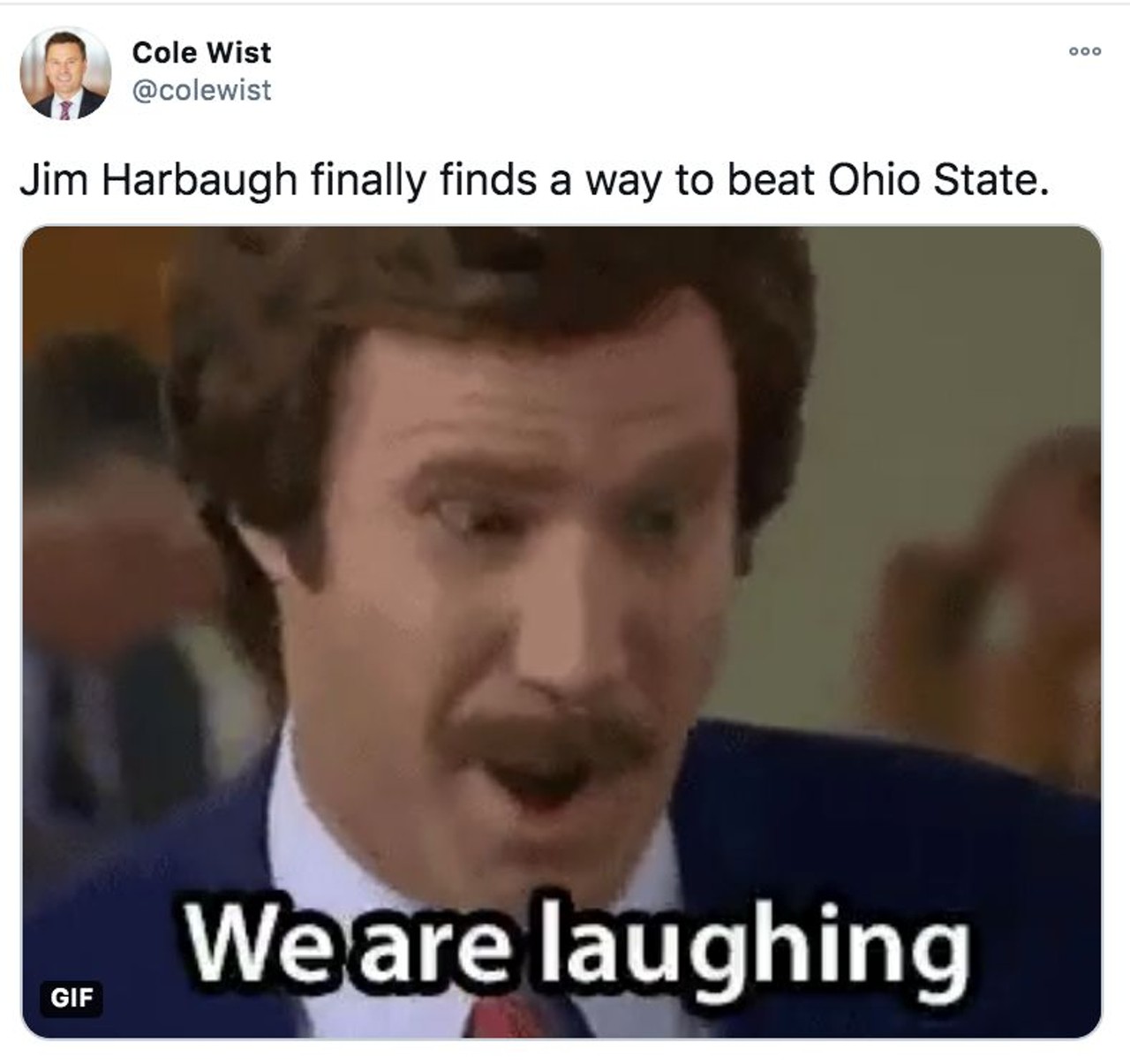 Twitter loves/hates&nbsp;U-M football coach Jim Harbaugh for canceling Ohio State game due to COVID-19