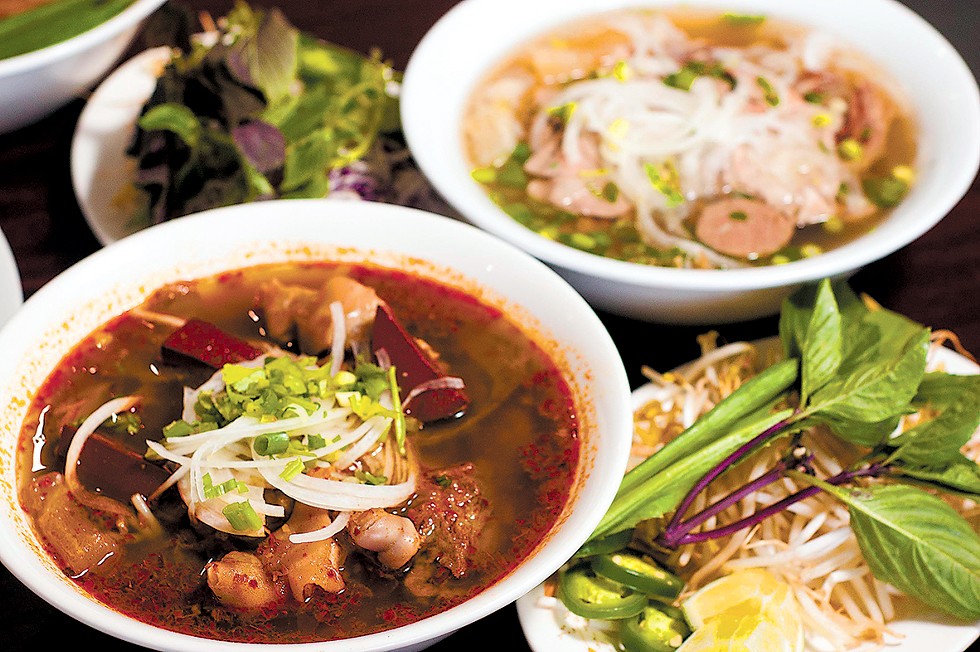 Dishes from Thuy Trang in Madison Heights. - TOM PERKINS