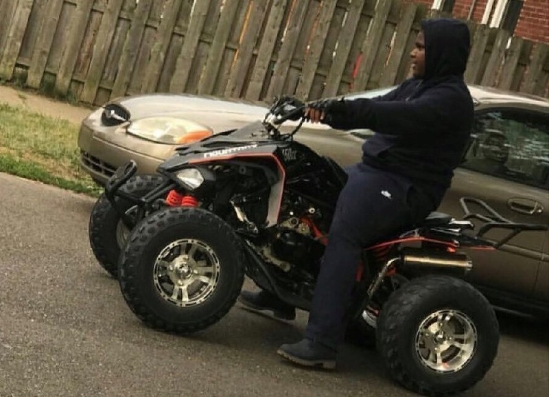 Teenager Damon Grimes was killed riding his ATV during a police chase in August. - Family photo