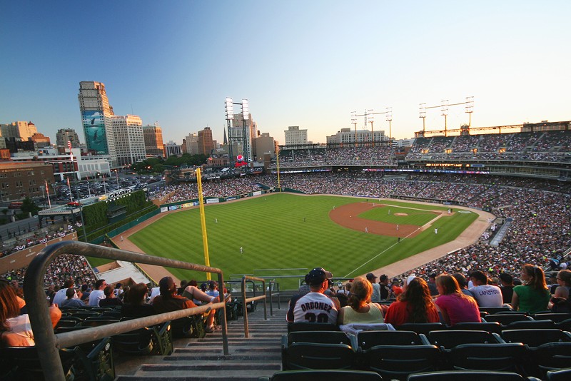 Comerica Park will probably look a lot more empty than this on Opening Day 2018. - Shutterstock