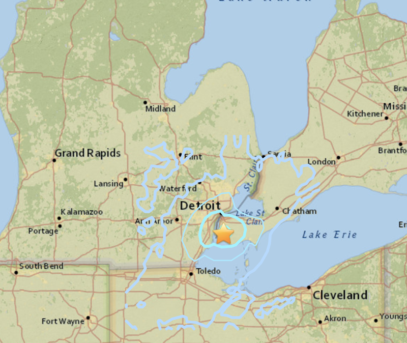 Metro Detroit rumbles after 3.6 magnitude earthquake strikes Canada