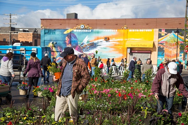 April showers bring all the May flowers at Flower Day at Eastern Market this Sunday