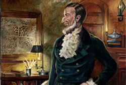 Man with a plan: Judge Augustus B. Woodward - PAINTING BY ROBERT MANISCALCO