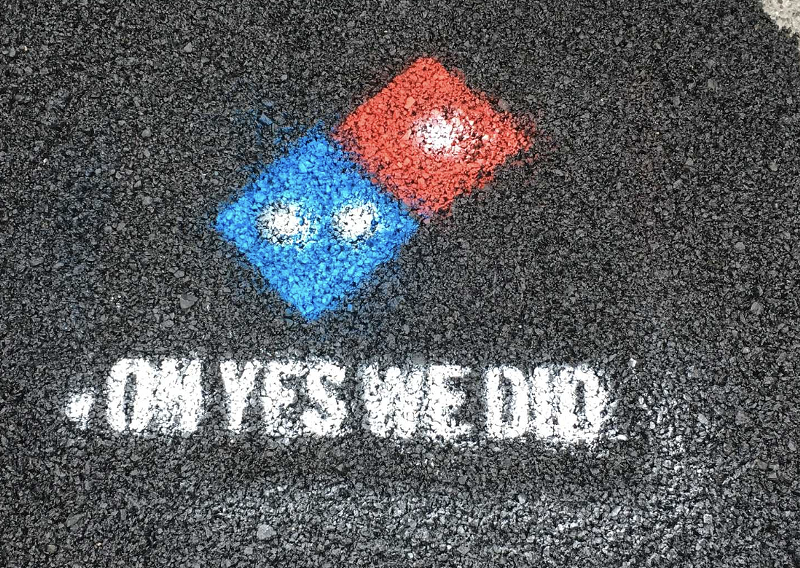 Domino's Pizza is paving the nation's potholes,  but not Michigan's