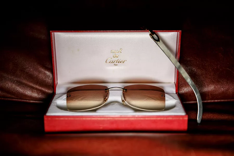 The whiter the Buffs, the more coveted the frames — Cartier’s C Décor white buffalo horn frames have become a status symbol in Detroit. - Sean Proctor