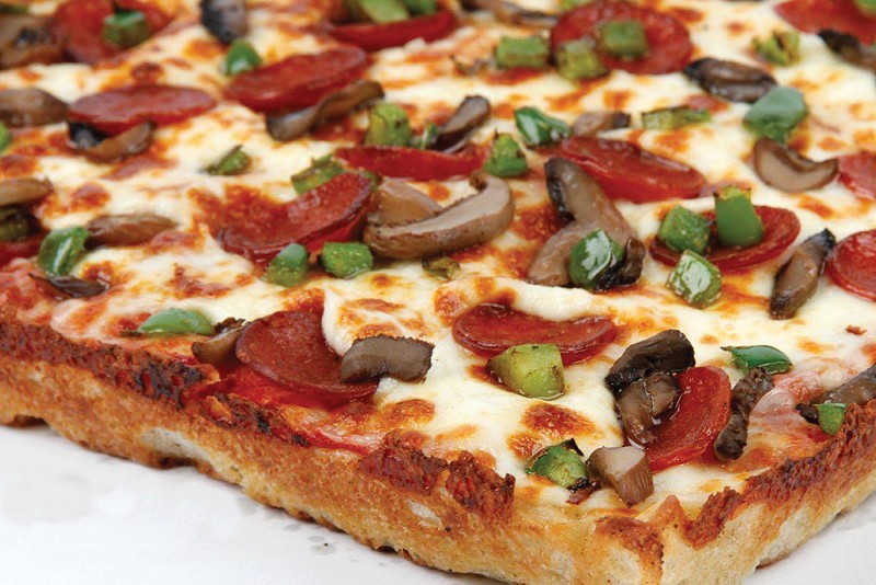 Square pizza from Green Lantern. - Courtesy photo