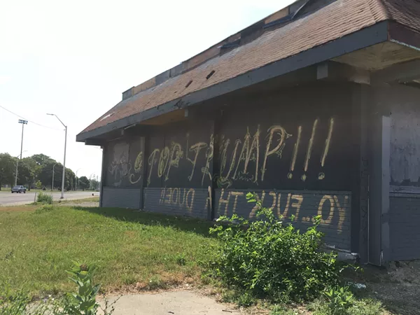 Tagger hits Detroit Minions billboard with 'ABORTIONS ARE TIGHT!!!' (4)