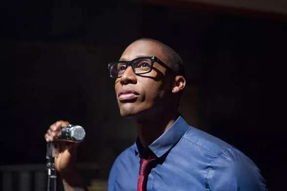 Raphael Saadiq shares a stage with Ali Shaheed Muhammad for MOCAD Homestead series