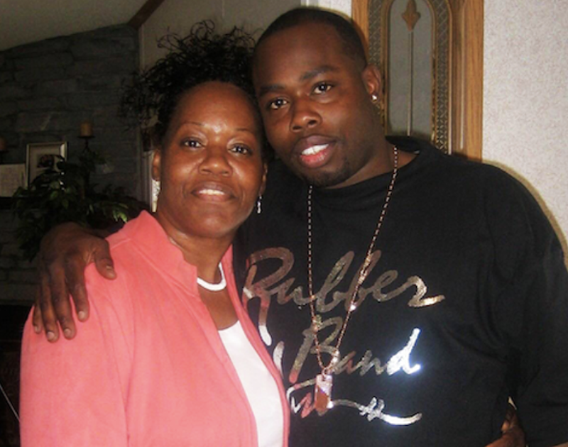 David Ware and his mother, Maudess Sutton. - Courtesy photo