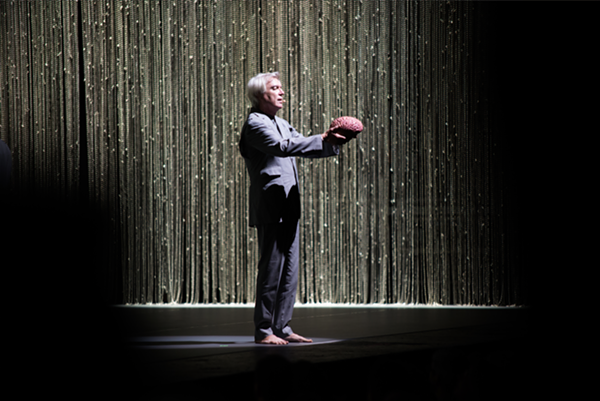 David Byrne baring his brain. - Photo by Austin Evans Eighmey