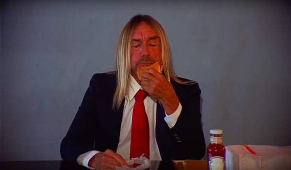 Anyway, here's a video of Iggy Pop eating a hamburger