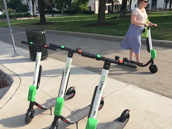 Detroit now has two electric scooter services