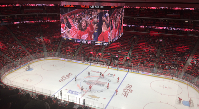 Little Caesars Arena seats getting transformation from red to black