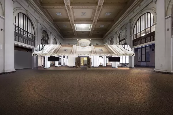 Doug Aitken: Mirage Detroit (Rendering), 2018 - Courtesy of the artist and Library Street Collective. Photo by Doug Aitken Workshop.