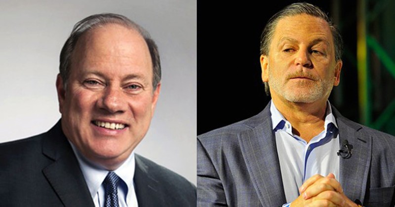 Detroit Mayor Mike Duggan once accidentally told reporters that businessman Dan Gilbert was his boss. - Courtesy photos