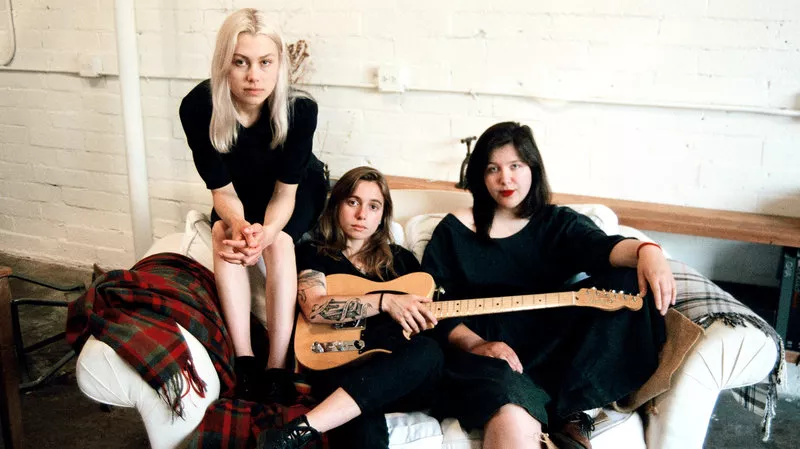 Phoebe Bridgers, Julien Baker, and Lucy Dacus - Photo provided by artist, Lera Pentelute