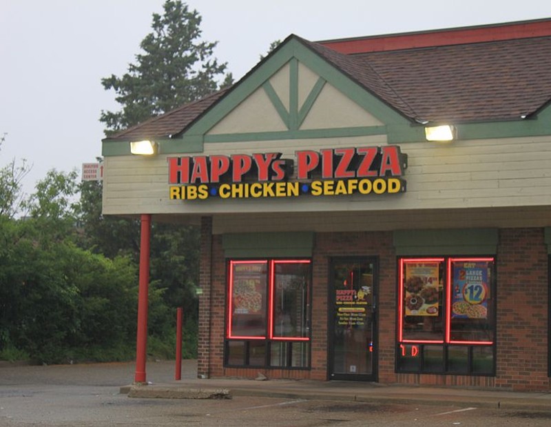 A Happy's Pizza franchise location in Ypsilanti Twp. - Dwight Burdette/Wikimedia Commons