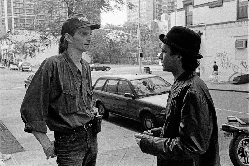 Dave Lory with Jeff Buckley. - Photo provided by the author, by Merri Cyr