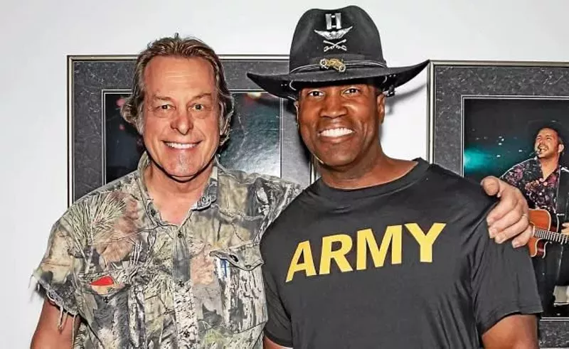 Ted Nuget with conservative John James. - John James for U.S. Senate Campaign