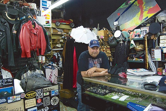 Showtime owner Dan Tatarian in his former Woodward Ave. location. - Lee DeVito