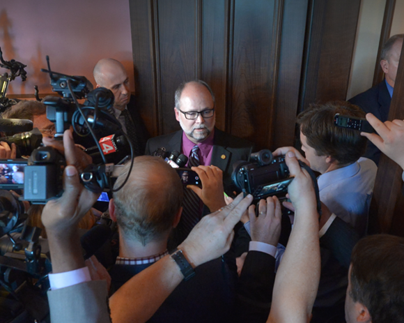 Republican Sen. Majority Leader Arlan Meekhof is leading the charge to gut a mandated paid sick time law. - Sen. Alan Meekhof press photo