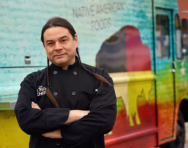 Critically acclaimed author and Sioux chef Sean Sherman. - Photo courtesy of Food Literacy for All
