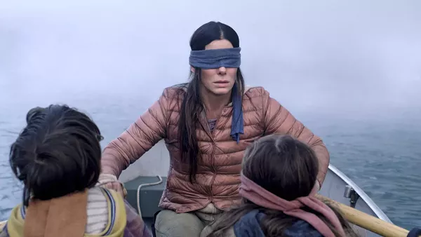 Sandra Bullock in Bird Box. - Screengrab