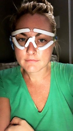 "Lasik SMILE went well! Still foggy vision but I can SEE!" reads Jessica Starr's caption posted on Oct. 12. - Via Facebook