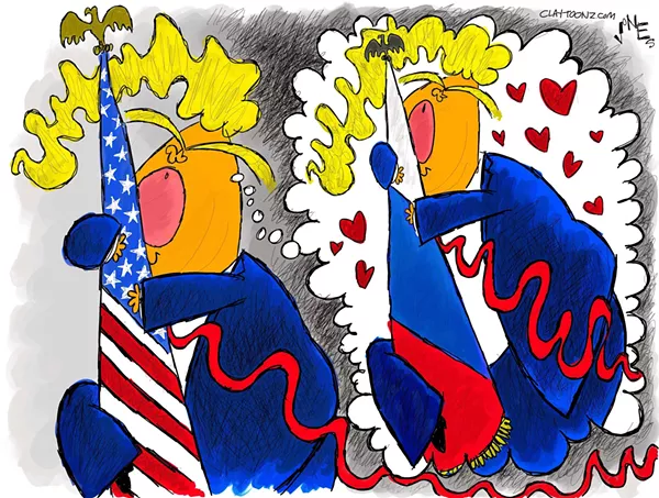 Comics: ‘Creepy flag love’