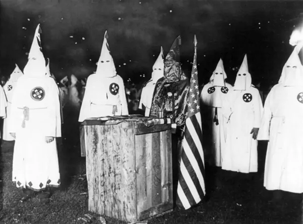 KKK night rally in Chicago. - LIBRARY OF CONGRESS