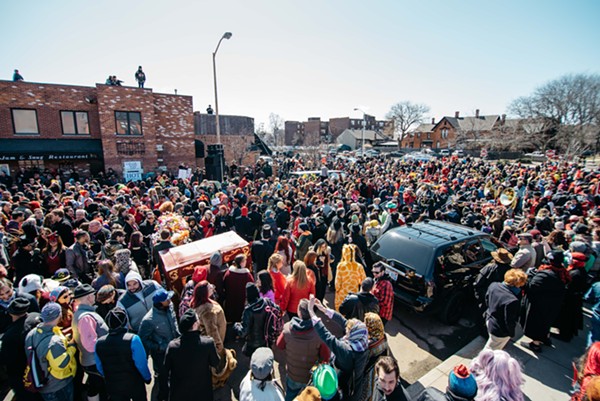 Detroit’s Marche du Nain Rouge parade draws thousands. - Courtesy photo