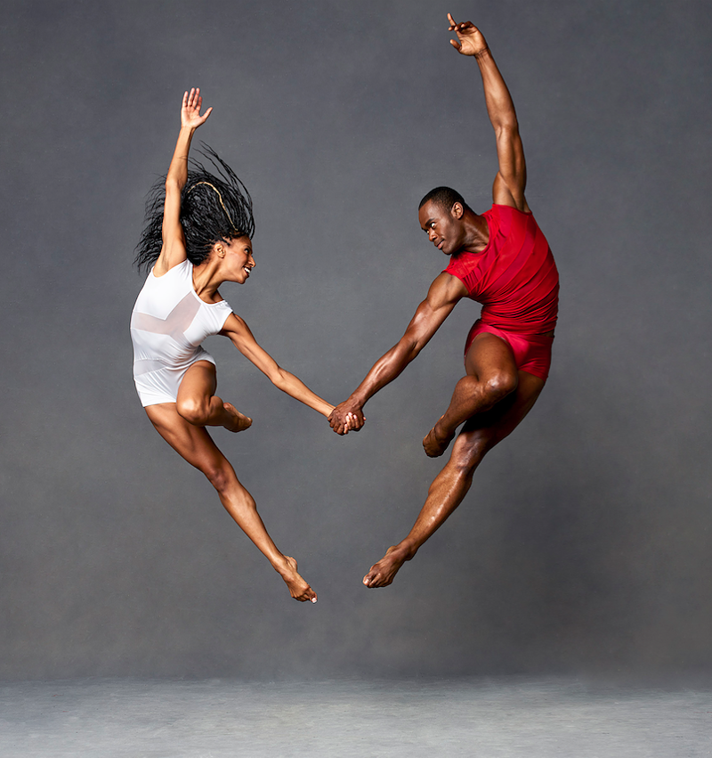 Alvin Ailey American Dance Theater's Jacqueline Green and Jamar Roberts. - Photo by Andrew Eccles