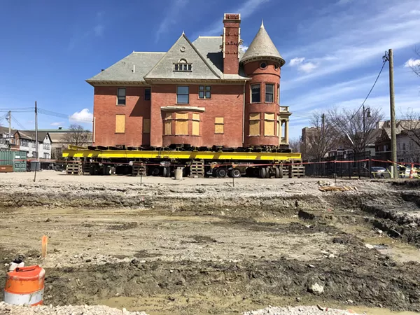 The David Mackenzie House was moved to the opposite side of the block to make way for a theater expansion. - Steve Neavling