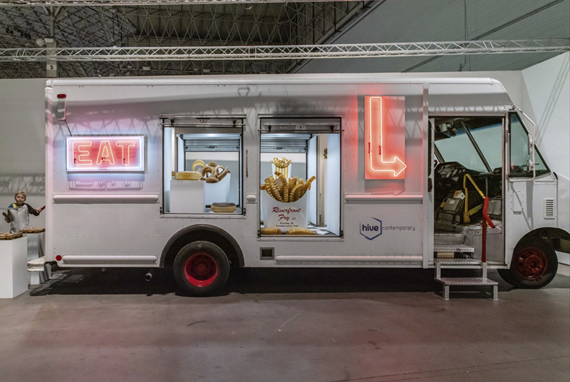 John Miller's Glass Food Truck and Food-O-Rama. - Courtesy of event