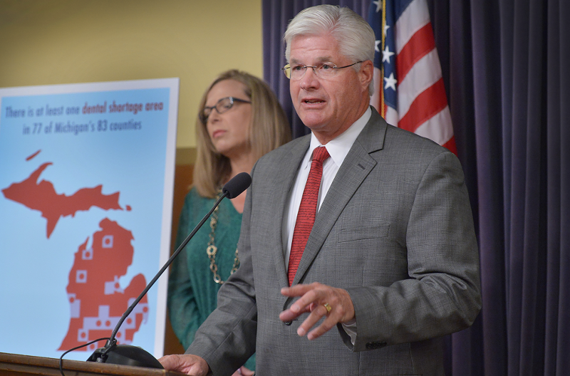 Senate Majority Leader Mike Shirkey. - Michigan Senate Photo Wire