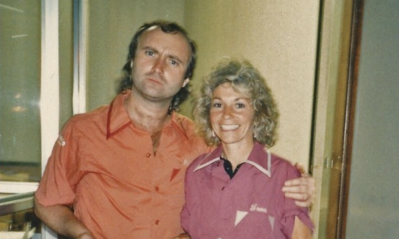 Phil Collins with Fran Belkin. - Courtesy of author