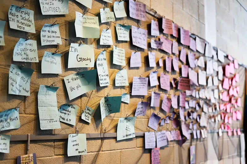 Detroit students kick off Pride Month with Coming Out Wall at Affirmations