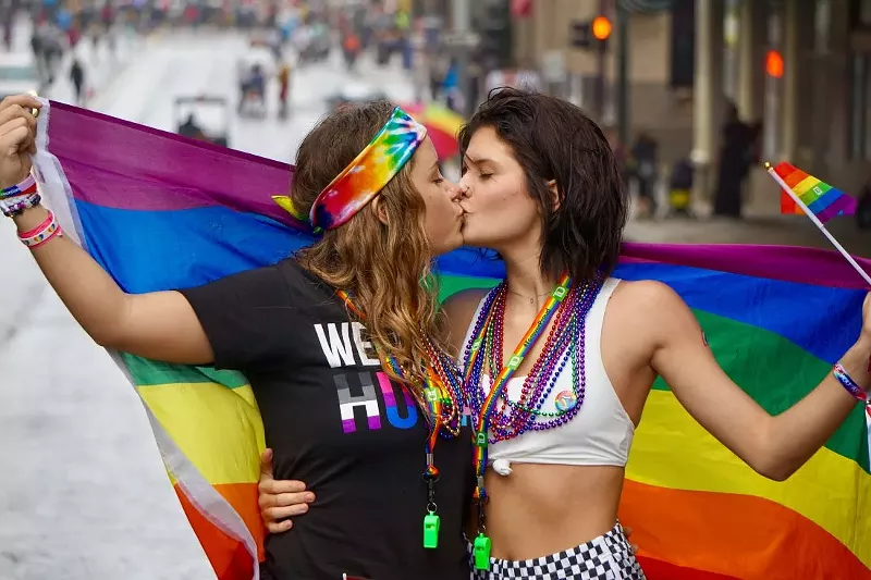 Motor City Pride at Detroit's Hart Plaza in 2018. - Jay Jurma