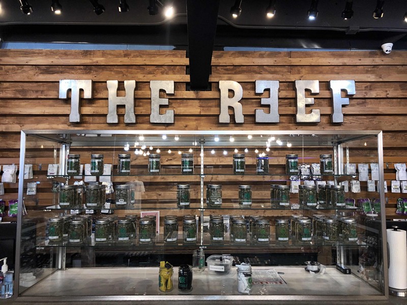 Newer state-licensed marijuana provisioning centers like Detroit's The Reef are a far cry from the fly-by-night storefronts from the early days of legalized marijuana in Michigan. - Steve Neavling