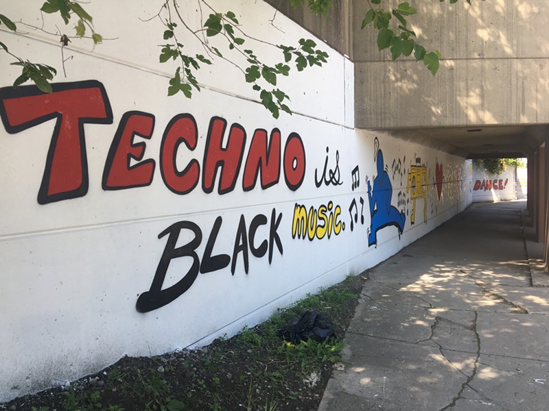 Sheefy McFly was arrested by Detroit police while painting a mural commissioned by the city