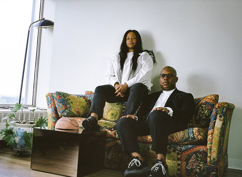 Aleiya Lindsey and Amani Olu, co-founders of Detroit Art Week. - Jay Adams